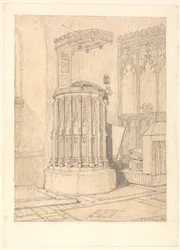 Pulpit in South Burlingham Church, Norfolk